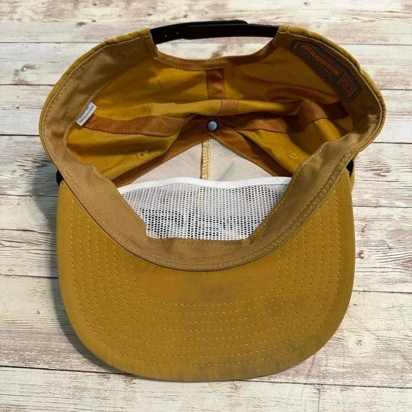 Richardson 737 Cap Hat Adjustable SnapBack Yellow Vintage - Picture 3 of 5